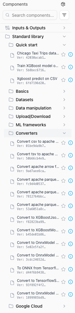 Import from Standard Library screenshot